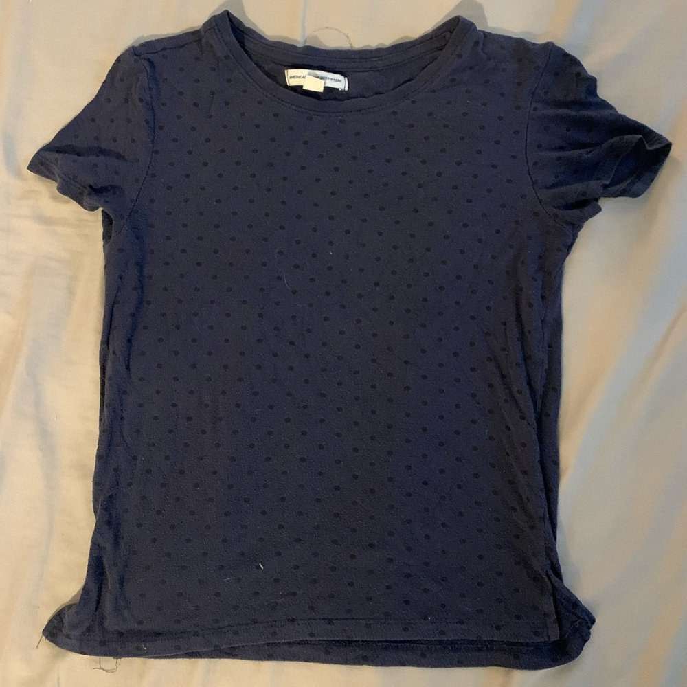 American eagle poka dot shirt soft and sexy material